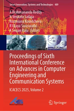 Abbildung von Brahmananda Reddy / Venkata Sailaja | Proceedings of Sixth International Conference on Advances in Computer Engineering and Communication Systems | 1. Auflage | 2026 | beck-shop.de