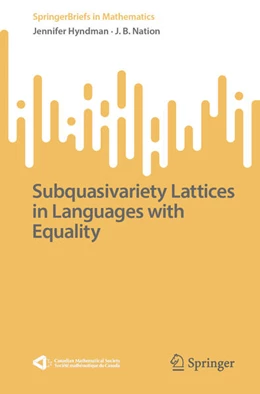 Abbildung von Hyndman / Nation | Subquasivariety lattices in languages with equality | 1. Auflage | 2026 | beck-shop.de