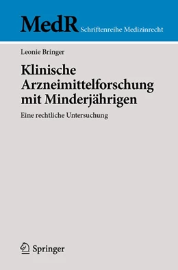 Abbildung von Bringer | Klinische Arzneimittelforschung mit Minderjährigen | 1. Auflage | 2026 | beck-shop.de