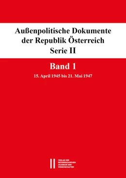 Abbildung von Gehler / Mueller | Außenpolitische Dokumente der Republik Österreich, Serie II. Band 1 | 1. Auflage | 2025 | 1 | beck-shop.de