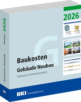 Abbildung von BKI Baukosteninformationszentrum Deutscher Architektenkammern | BKI Baukosten Gebäude Neubau 2026 - Teil 1 Gebäude | 1. Auflage | 2026 | beck-shop.de