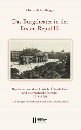 Abbildung von Großegger | Das Burgtheater in der Ersten Republik | 1. Auflage | 2026 | 946 | beck-shop.de