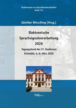 Abbildung von Wirsching | Elektronische Sprachsignalverarbeitung 2026 | 1. Auflage | 2026 | 113 | beck-shop.de