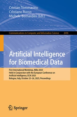 Abbildung von Tommasino / Russo | Artificial Intelligence for Biomedical Data | 1. Auflage | 2026 | beck-shop.de
