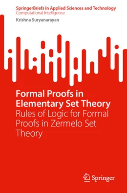 Abbildung von Suryanarayan | Formal Proofs in Elementary Set Theory | 1. Auflage | 2026 | beck-shop.de