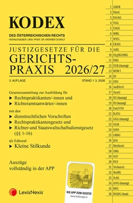 Abbildung von Doralt | KODEX Gerichtspraxis 2026/27 | 3. Auflage | 2026 | beck-shop.de