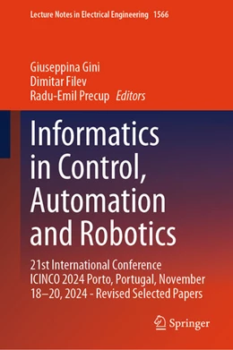 Abbildung von Gini / Filev | Informatics in Control, Automation and Robotics | 1. Auflage | 2026 | beck-shop.de