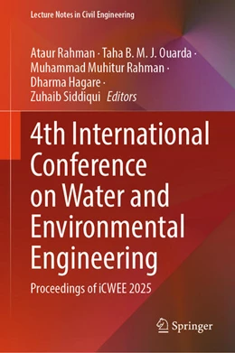 Abbildung von Rahman / Ouarda | 4th International Conference on Water and Environmental Engineering | 1. Auflage | 2026 | beck-shop.de
