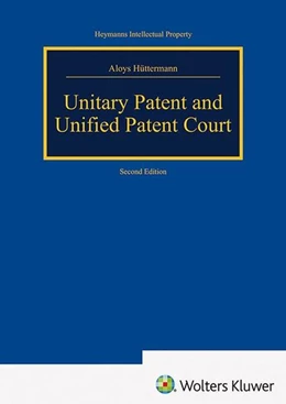Abbildung von Hüttermann | Unitary Patent and Unified Patent Court | 2. Auflage | 2026 | beck-shop.de