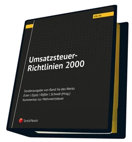 Abbildung von Ecker / Epply | Umsatzsteuer-Richtlinien 2000 | 28. Auflage | 2026 | beck-shop.de