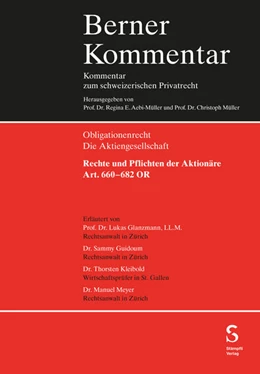 Abbildung von Glanzmann / Guidoum | Rechte und Pflichten der Aktionäre (Art. 660–682 OR) | 1. Auflage | 2026 | beck-shop.de