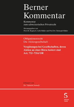 Abbildung von Jentsch | Vergütungen bei Gesellschaften, deren Aktien an einer Börse kotiert sind (Art. 732–735d OR) | 1. Auflage | 2026 | beck-shop.de