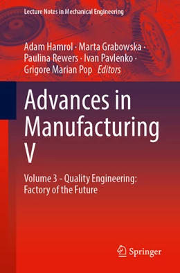 Abbildung von Hamrol / Grabowska | Advances in Manufacturing V | 1. Auflage | 2026 | beck-shop.de
