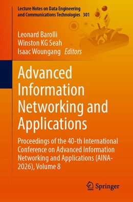 Abbildung von Barolli / KG Seah | Advanced Information Networking and Applications | 1. Auflage | 2026 | beck-shop.de