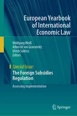 Abbildung von Weiß / Graevenitz | The Foreign Subsidies Regulation | 1. Auflage | 2026 | beck-shop.de