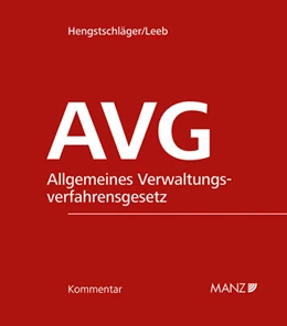 Abbildung von Hengstschläger / Leeb | AVG-Kommentar 2.Ausgabe | 1. Auflage | 2026 | beck-shop.de