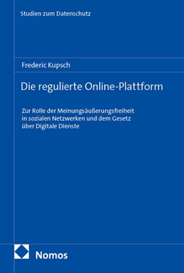 Abbildung von Die regulierte Online-Plattform | 1. Auflage | 2026 | 83 | beck-shop.de