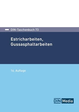 Abbildung von DIN-Taschenbuch 73 | 16. Auflage | 2026 | beck-shop.de