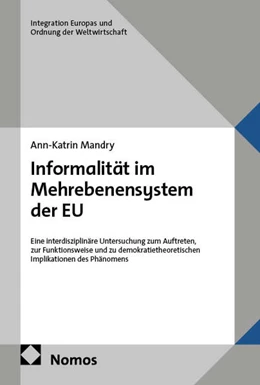 Abbildung von Mandry | Informalität im Mehrebenensystem der EU | 1. Auflage | 2026 | beck-shop.de