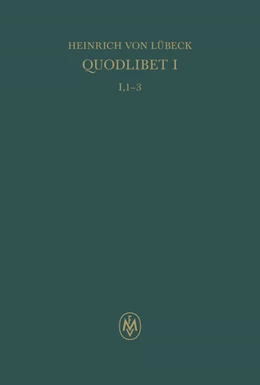 Abbildung von Heinrich von Lübeck / Perrone | Quodlibet primum | 1. Auflage | 2025 | beck-shop.de