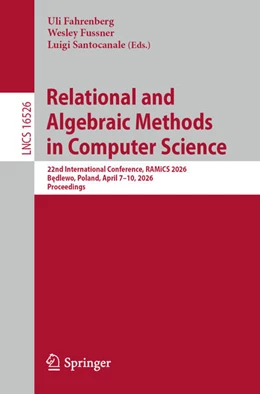 Abbildung von Fahrenberg / Fussner | Relational and Algebraic Methods in Computer Science | 1. Auflage | 2026 | beck-shop.de