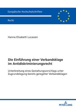 Abbildung von Lucassen | Die Einführung einer Verbandsklage im Antidiskriminierungsrecht | 1. Auflage | 2026 | beck-shop.de