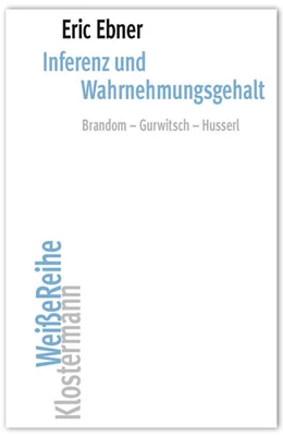 Abbildung von Ebner | Inferenz und Wahrnehmungsgehalt | 1. Auflage | 2026 | beck-shop.de