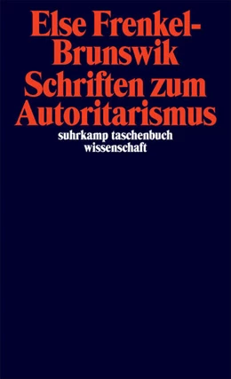 Abbildung von Frenkel-Brunswik / Kranebitter | Schriften zum Autoritarismus | 1. Auflage | 2027 | beck-shop.de