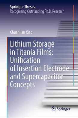 Abbildung von Xiao | Lithium Storage in Titania Films: Unification of Insertion Electrode and Supercapacitor Concepts | 1. Auflage | 2026 | beck-shop.de