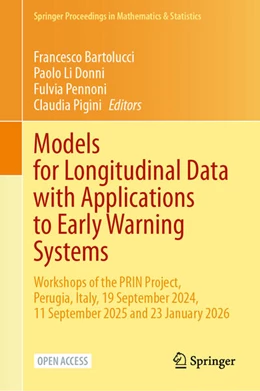 Abbildung von Bartolucci / Li Donni | Models for Longitudinal Data with Applications to Early Warning Systems | 1. Auflage | 2026 | beck-shop.de