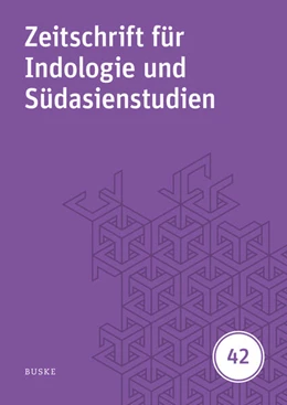 Abbildung von Harder / Hüsken | Zeitschrift für Indologie und Südasienstudien, Band 42 (2025) | 1. Auflage | 2026 | beck-shop.de