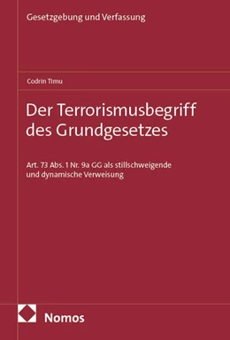 Abbildung von Der Terrorismusbegriff des Grundgesetzes | 1. Auflage | 2026 | beck-shop.de
