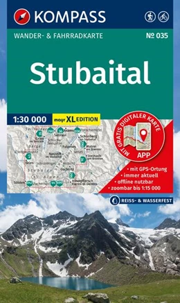 Abbildung von KOMPASS Wanderkarte 035 Stubaital 1:30.000 | 1. Auflage | 2026 | beck-shop.de