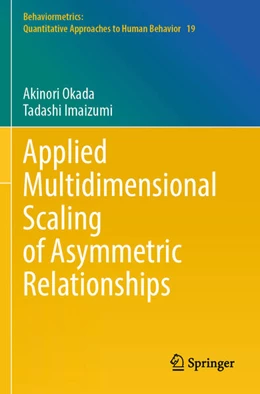 Abbildung von Okada / Imaizumi | Applied Multidimensional Scaling of Asymmetric Relationships | 1. Auflage | 2025 | beck-shop.de
