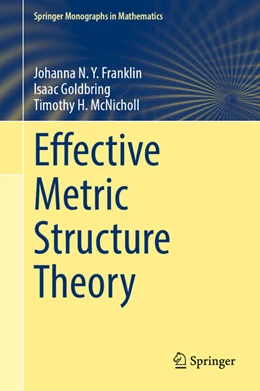 Abbildung von Franklin / Goldbring | Effective Metric Structure Theory | 1. Auflage | 2026 | beck-shop.de