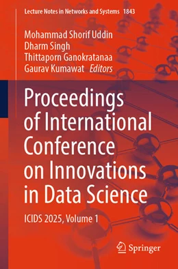 Abbildung von Uddin / Singh | Proceedings of International Conference on Innovations in Data Science | 1. Auflage | 2026 | beck-shop.de