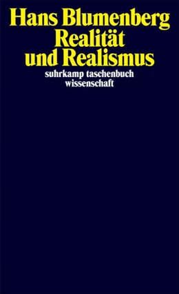 Abbildung von Blumenberg / Zambon | Realität und Realismus | 1. Auflage | 2027 | beck-shop.de
