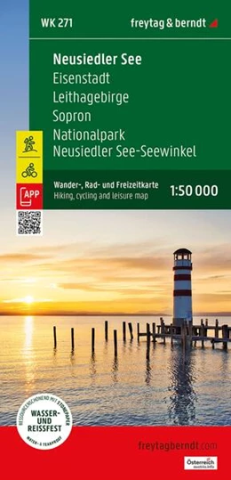 Abbildung von Freytag & Berndt | freytag & berndt Wanderkarte Neusiedler See, Eisenstadt - Leithagebirge - Rust - Sopron - Nationalpark Neusiedler See - Seewinke 1:50.000 | 1. Auflage | 2026 | beck-shop.de