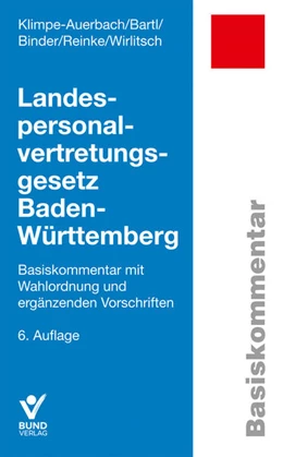 Abbildung von Klimpe-Auerbach / Bartl | Landespersonalvertretungsgesetz Baden-Württemberg | 6. Auflage | 2026 | beck-shop.de