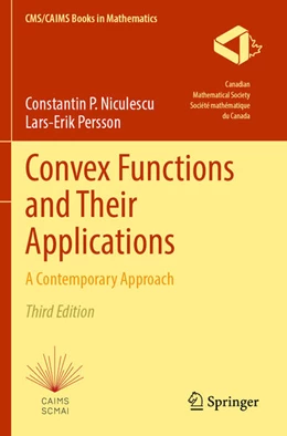Abbildung von Niculescu / Persson | Convex Functions and Their Applications | 3. Auflage | 2026 | beck-shop.de