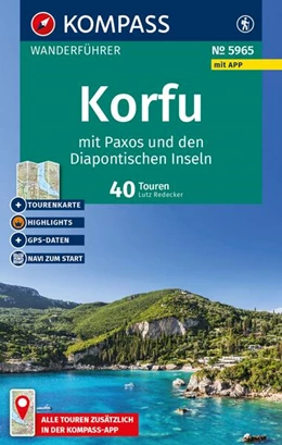 Abbildung von Redecker | KOMPASS Wanderführer Korfu mit Paxos und den Diapontischen Inseln, 40 Touren mit Extra-Tourenkarte | 1. Auflage | 2026 | beck-shop.de