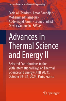 Abbildung von Ali-Toudert / Bouhdjar | Advances in Thermal Science and Energy II | 1. Auflage | 2026 | beck-shop.de