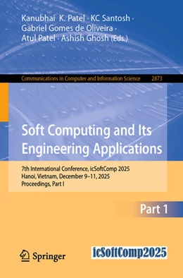 Abbildung von Patel / Santosh | Soft Computing and Its Engineering Applications | 1. Auflage | 2026 | beck-shop.de