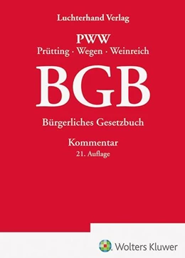 Abbildung von Prütting / Wegen | BGB - Kommentar | 21. Auflage | 2026 | beck-shop.de