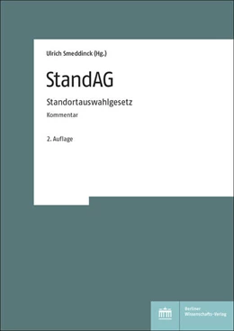 Abbildung von Smeddinck | StandAG | 2. Auflage | 2026 | beck-shop.de