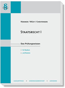 Abbildung von Hemmer / Wüst | Staatsrecht I | 15. Auflage | 2026 | beck-shop.de