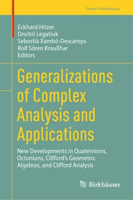 Abbildung von Hitzer / Legatiuk | Generalizations of Complex Analysis and Applications | 1. Auflage | 2026 | beck-shop.de