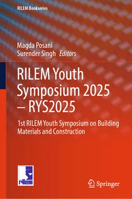 Abbildung von Posani / Singh | RILEM Youth Symposium 2025 - RYS2025 | 1. Auflage | 2026 | beck-shop.de