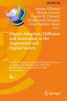 Abbildung von Elbanna / Janssen | Digital Adoption, Diffusion and Innovation in the Augmented and Digital Society | 1. Auflage | 2026 | beck-shop.de