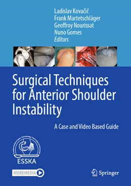 Abbildung von Kovacic / Martetschläger | Surgical Techniques for Anterior Shoulder Instability | 1. Auflage | 2026 | beck-shop.de